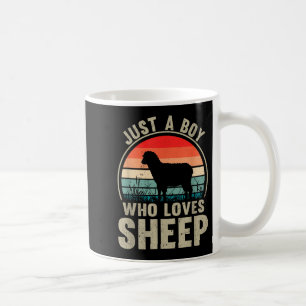 Mug Juste Un Garçon Qui Aime Le Mouton Recto Fermier M