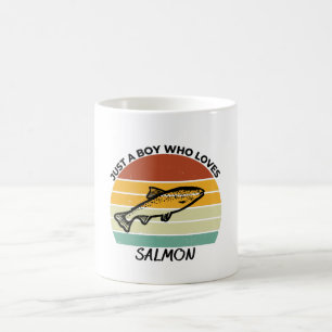 Mug Juste un garçon qui aime le saumon