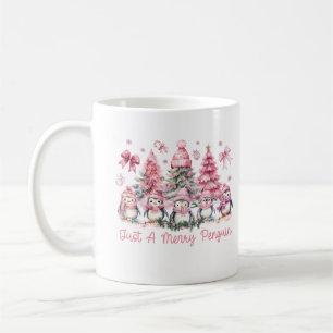 Mug Juste Un Manchot Joyeux Aquarelle Animaux De Noël