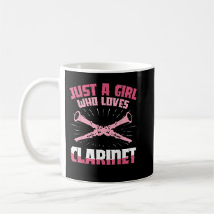 Mug Juste une fille qui aime Clarinet Clarinetist Musi