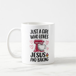 Mug Juste une fille qui aime Jésus et qui cuisine