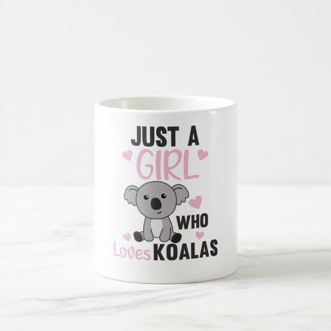 Mug Juste Une Fille Qui Aime Koalas Cute Koala Ours (Centre)