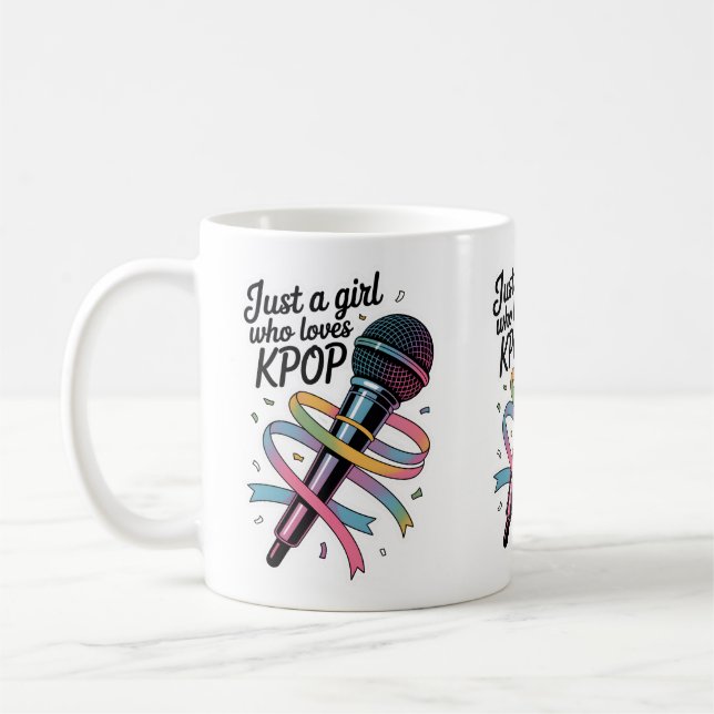 Mug Juste une fille qui aime Kpop (Gauche)