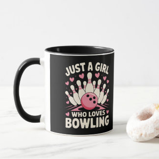 Mug Juste une fille qui aime le bowling