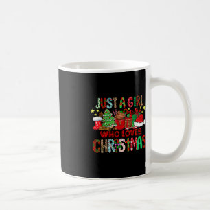 Mug Juste une fille qui aime le cacao chaud Noël amusa
