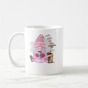 Mug Juste Une Fille Qui Aime Le Café Femmes Fille Gnom