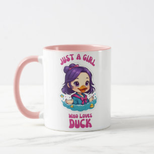 Mug Juste Une Fille Qui Aime Le Canard