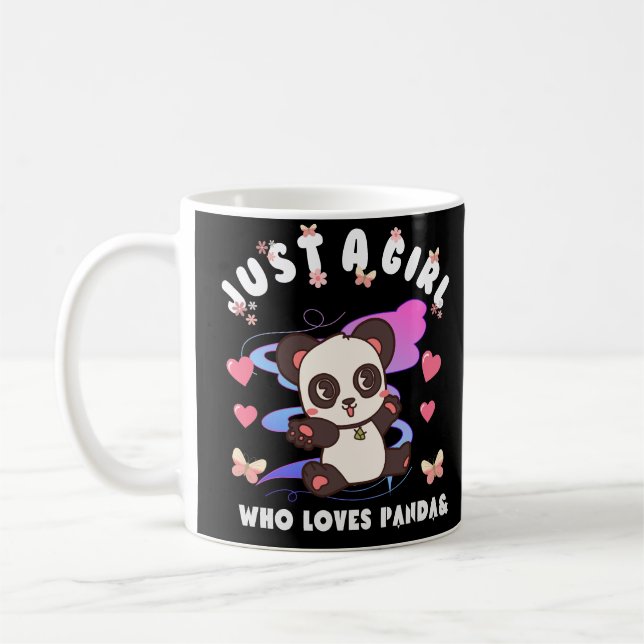 Mug juste une fille qui aime le panda (Gauche)