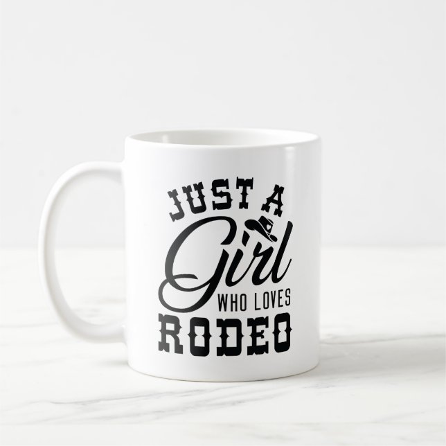 Mug Juste une fille qui aime le rodéo (Gauche)