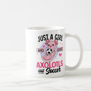 Mug Juste une fille qui aime les axolotls et le footba