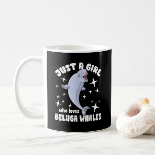 Mug Juste une fille qui aime les baleines blanches