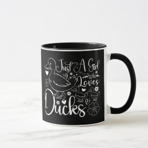 Mug Juste une fille qui aime les canards Propriétaire