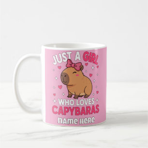 Mug Juste une fille qui aime les Capybaras