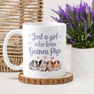 Mug Juste une fille qui aime les cochons de Guinée   C
