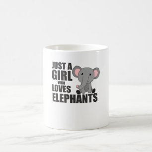 Mug Juste une fille qui aime les éléphants