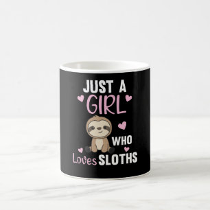 Mug Juste une fille qui aime les mignons animaux de Sl