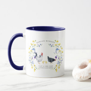 Mug Juste une fille qui aime les poulets Musique mon