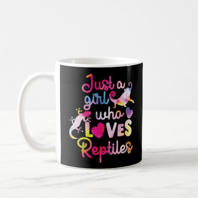 Mug Juste Une Fille Qui Aime Les Reptiles Lizard Aquar (Gauche)