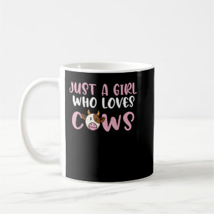 Mug Juste Une Fille Qui Aime Les Vaches Fermier Bouche