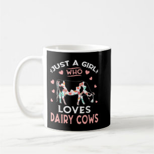 Mug Juste Une Fille Qui Aime Les Vaches Laitières Drôl