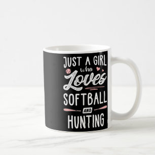 Mug Juste une fille qui aime Softll et cadeau de chass
