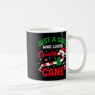 Mug Juste une fille qui aime Sucre de canne Noël drôle