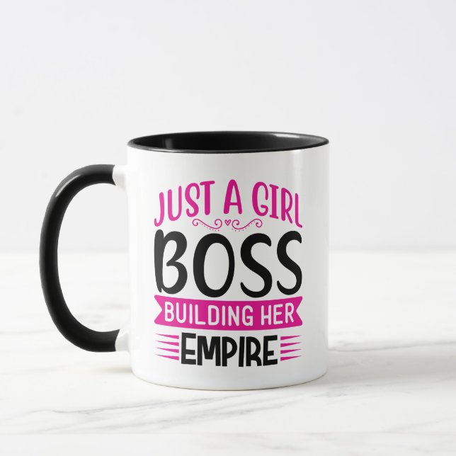 Mug Juste Une Patronne Qui Bâtit Son Empire (Gauche)