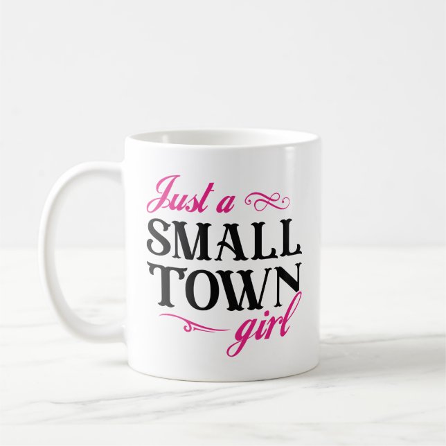 Mug Juste une petite fille de ville (Gauche)