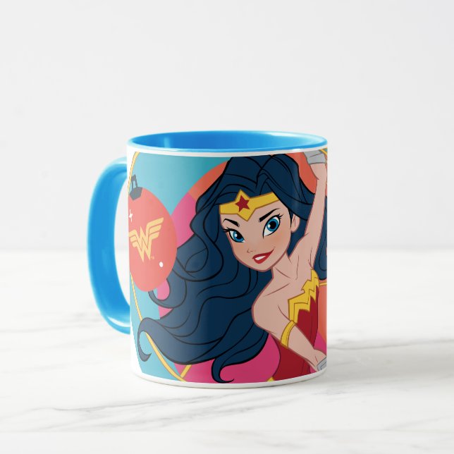 Mug Justice League Wonder Woman Holiday Bauble (Devant gauche)
