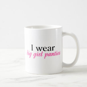 Mug J'utilise de grandes culottes de fille