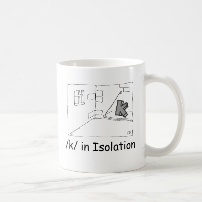 Mug K en isolation (Droite)