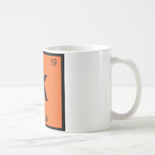 Mug K - Symbole périodique de la table de chimie Kimch