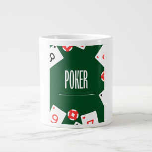 Mug Kaffee Probe Poker Jumbo-Tasse