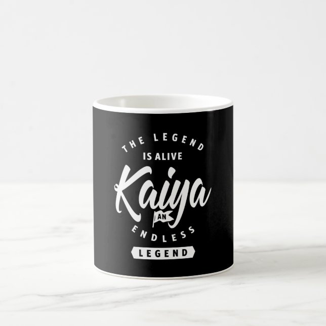 Mug Kaiya Nom personnalisé Anniversaire Cadeau (Centre)