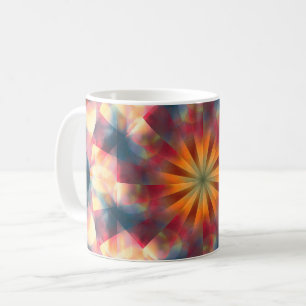 Mug Kaleidoscopique Prismatique Mandala
