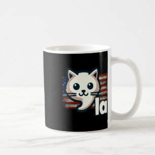 Mug Kamala Chat Usa Drapeau Chat Politique Premium