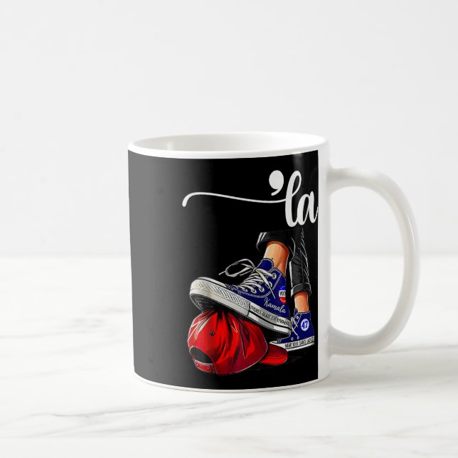 Mug Kamala Harris talons Haut Sur Le Casquette Rouge M (Droite)