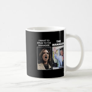 Mug Kamala je veux parler au gérant Trump Mcdona