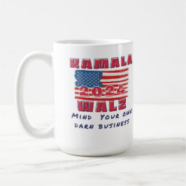Mug Kamala pense à vos élections commerciales sombres