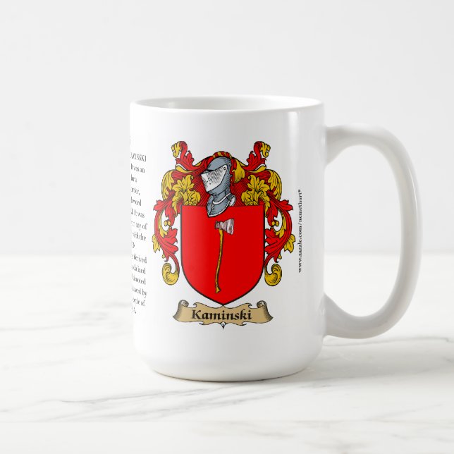 Mug Kaminski, l'origine, la signification et la crête (Droite)