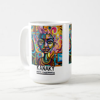 Mug Kanaky street art, Nouvelle-Calédonie, art urbain 