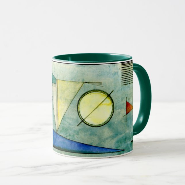Mug Kandinsky - Brume, oeuvre d'art abstrait, (Devant droit)