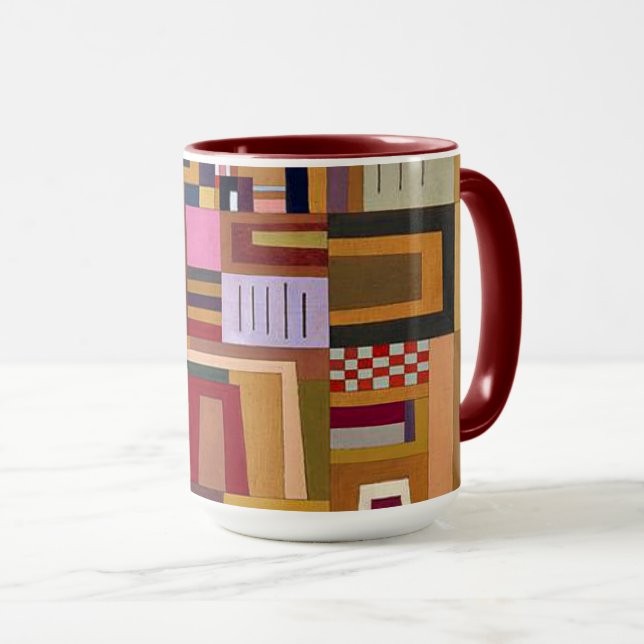 Mug Kandinsky - Compensation Rose (Devant droit)
