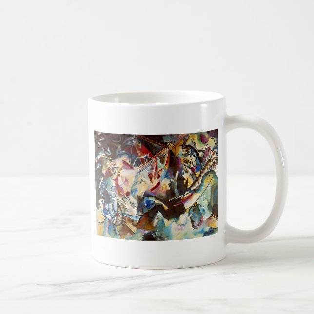 Mug Kandinsky Composition VI Peinture Abstraite (Droite)