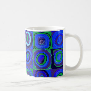Mug Kandinsky Farbstudie Carrés Bleus Cercle Carré