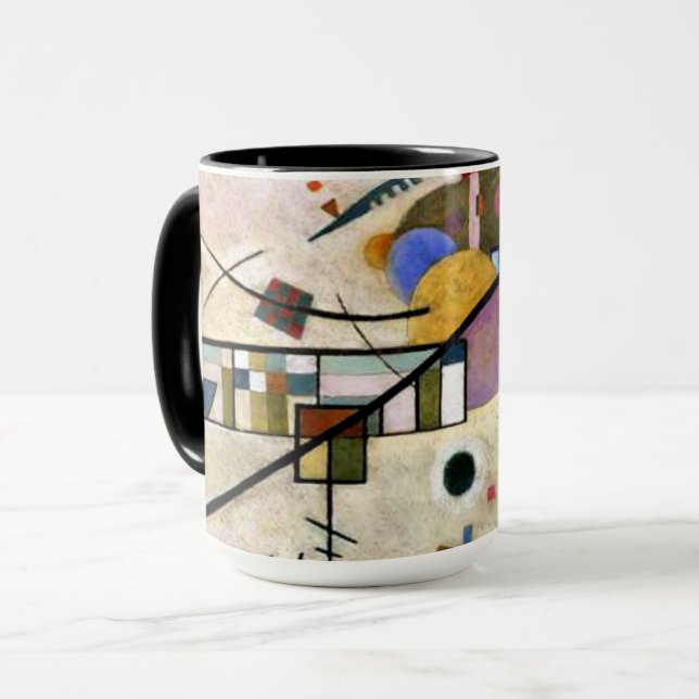 Mug Kandinsky - Les accords s'opposent, (Devant gauche)