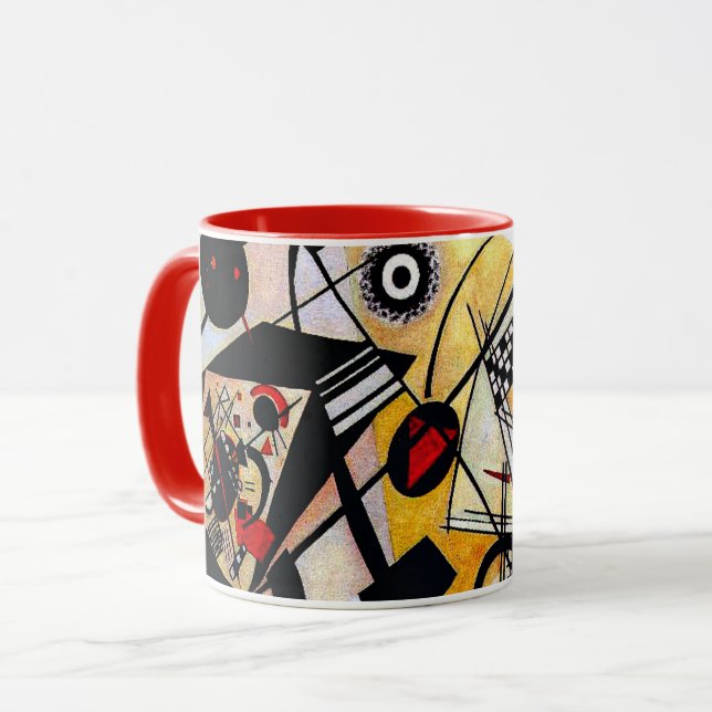 Mug Kandinsky - Traversée de ligne (Devant gauche)