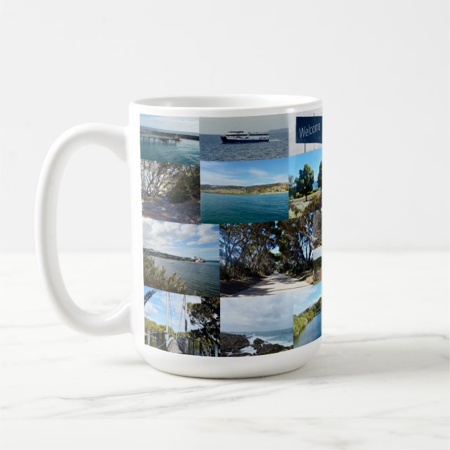 Mug Kangaroo Island, Australie, Photo Collage, (Gauche)