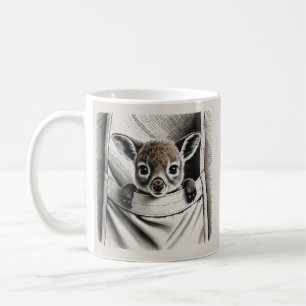 Mug Kangaroo Mug, mignonne bébé Joey Design