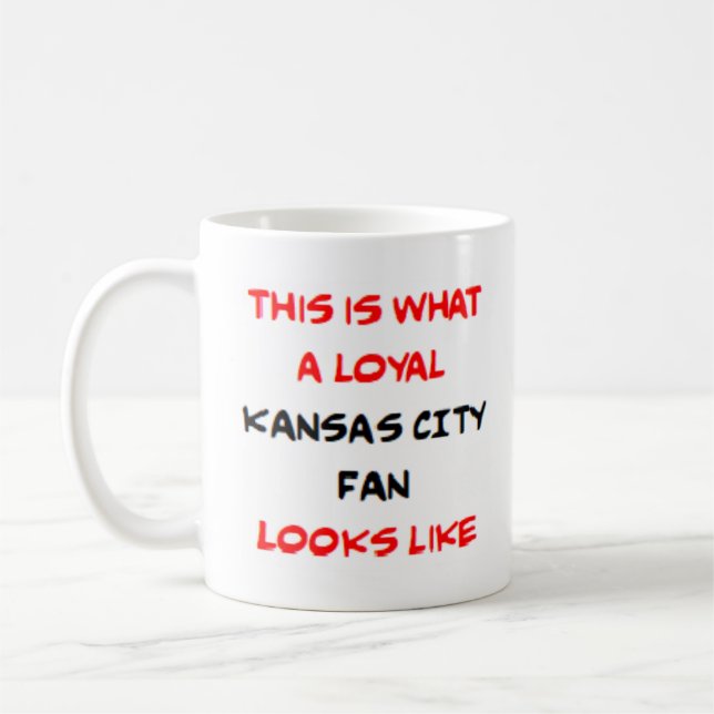 Mug kansas city fan, loyal (Gauche)